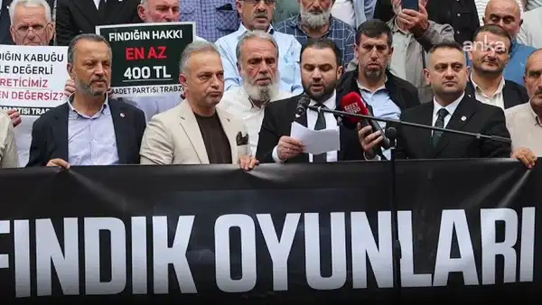 Saadet partisinden findik oyunlari eylemi taban fiyat 400 tl olmali pRK3WUKS